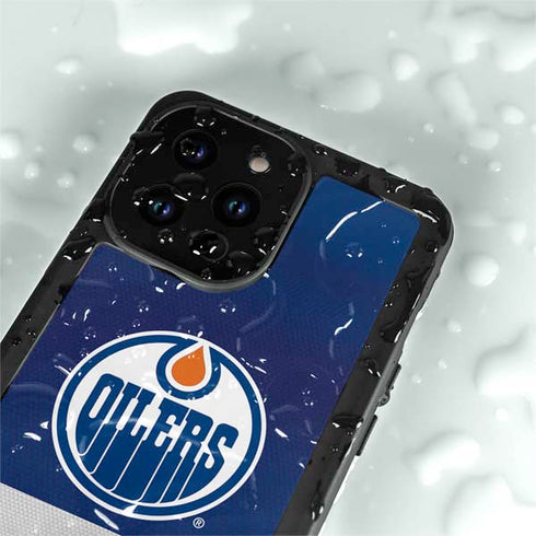 NHL Edmonton Oilers Jersey iPhone 15 Pro Waterproof Case